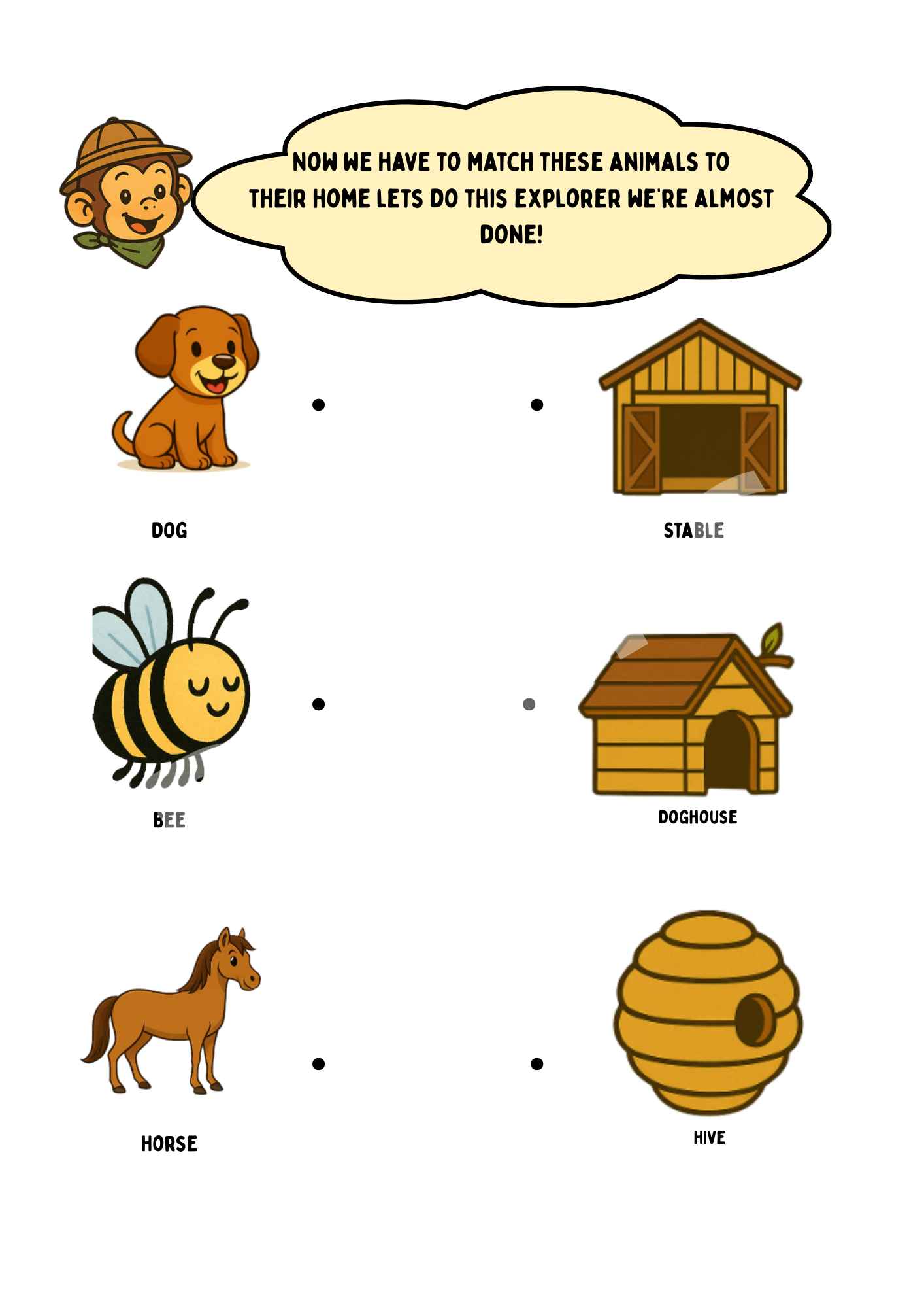 Book 3: The River Crossing Adventure | Preschool Animal Learning & Activity Book | Dunins