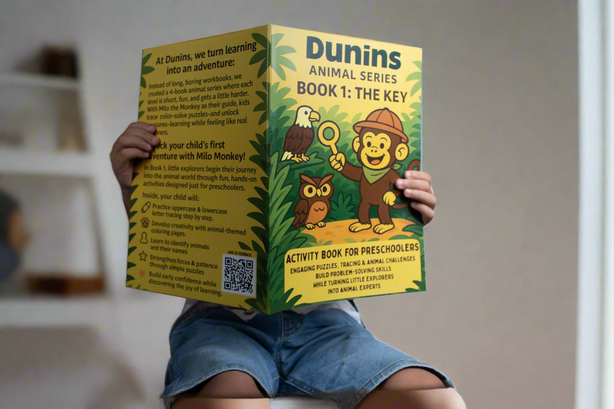 Full set 1-4 Dunins Animals Book Series