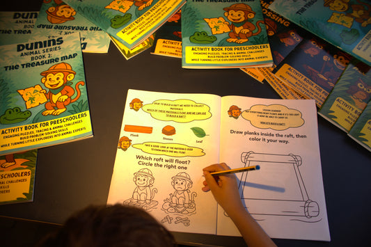 Full set 1-4 Dunins Animals Book Series